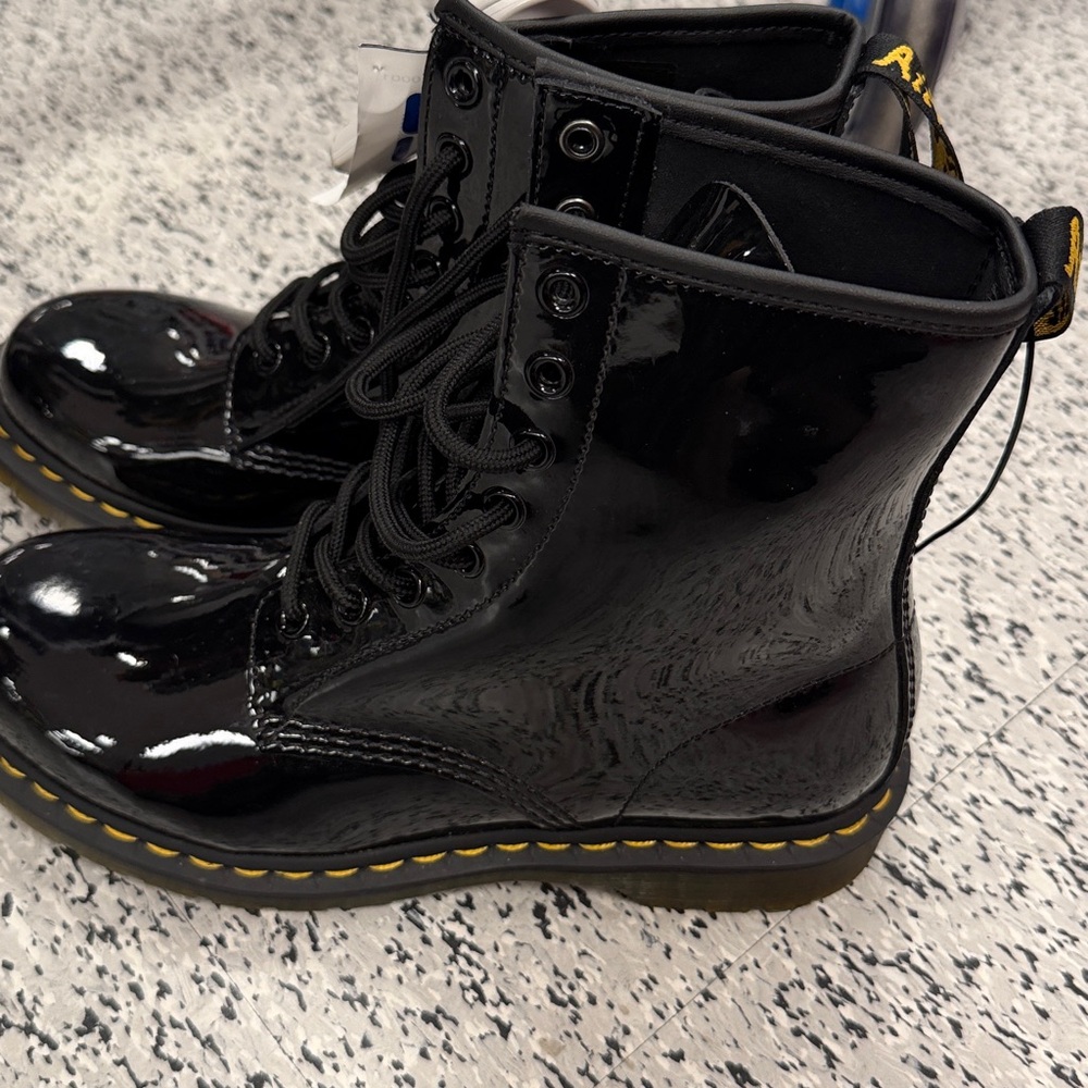 Dr. Martens 1460 Black Patent Leather Boot Women’s Size 8